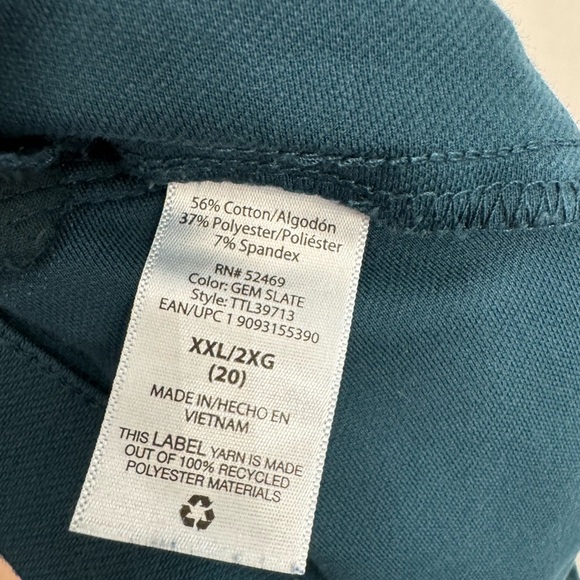 Time and Tru Teal Jeggings - Picture 4 of 4